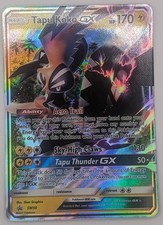 Pokemon Card Tapu Koko GX SM50 Black Star Promo Pokemon TCG NM