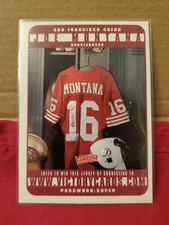 1995 Upper Deck Joe Montana Jersey  Victory Card San Francisco 49ers