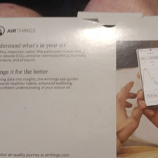 Airthings View Plus Indoor Air Quality Monitor, Handheld Graph Display