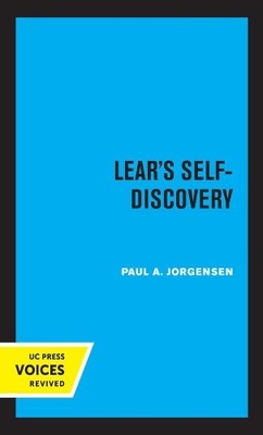 Paul A. Jorgensen Lear's Self-Discovery (Gebundene Ausgabe) (US IMPORT)