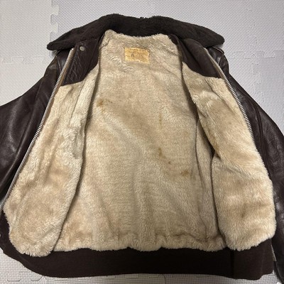 ジャケット・アウター Schott 1970's Vintage G-1 Flight Jacket G-1 Leather Flight Jacket - Leather Jacket