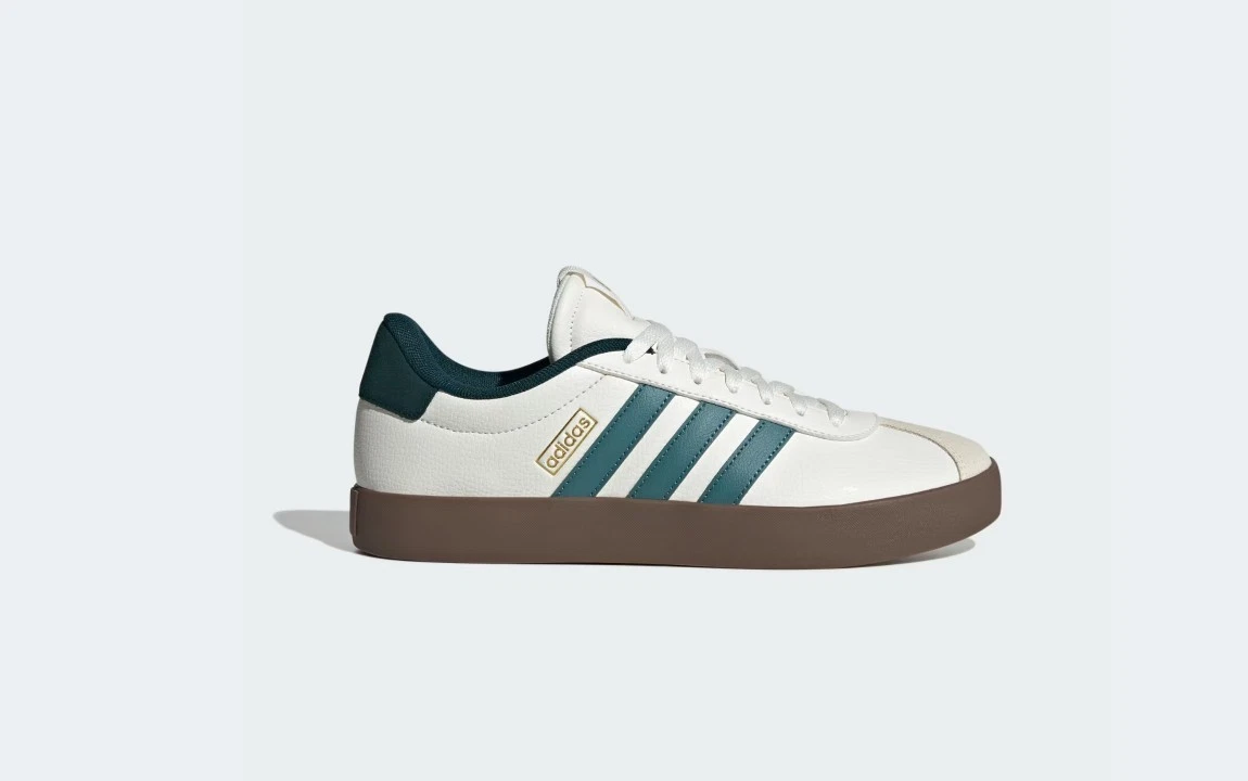 Adidas VL Court 3.0 Men's Shoes Core White / Preloved Teal / Aurora Ivy