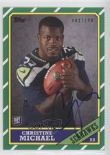 2013 Topps 1986 Topps Rookie Auto 1/140 Christine Michael #39 Auto 1b8