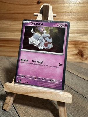 Pokemon SV03: Obsidian Flames Cosmos Holo Greavard #100/197 Near Mint or Better