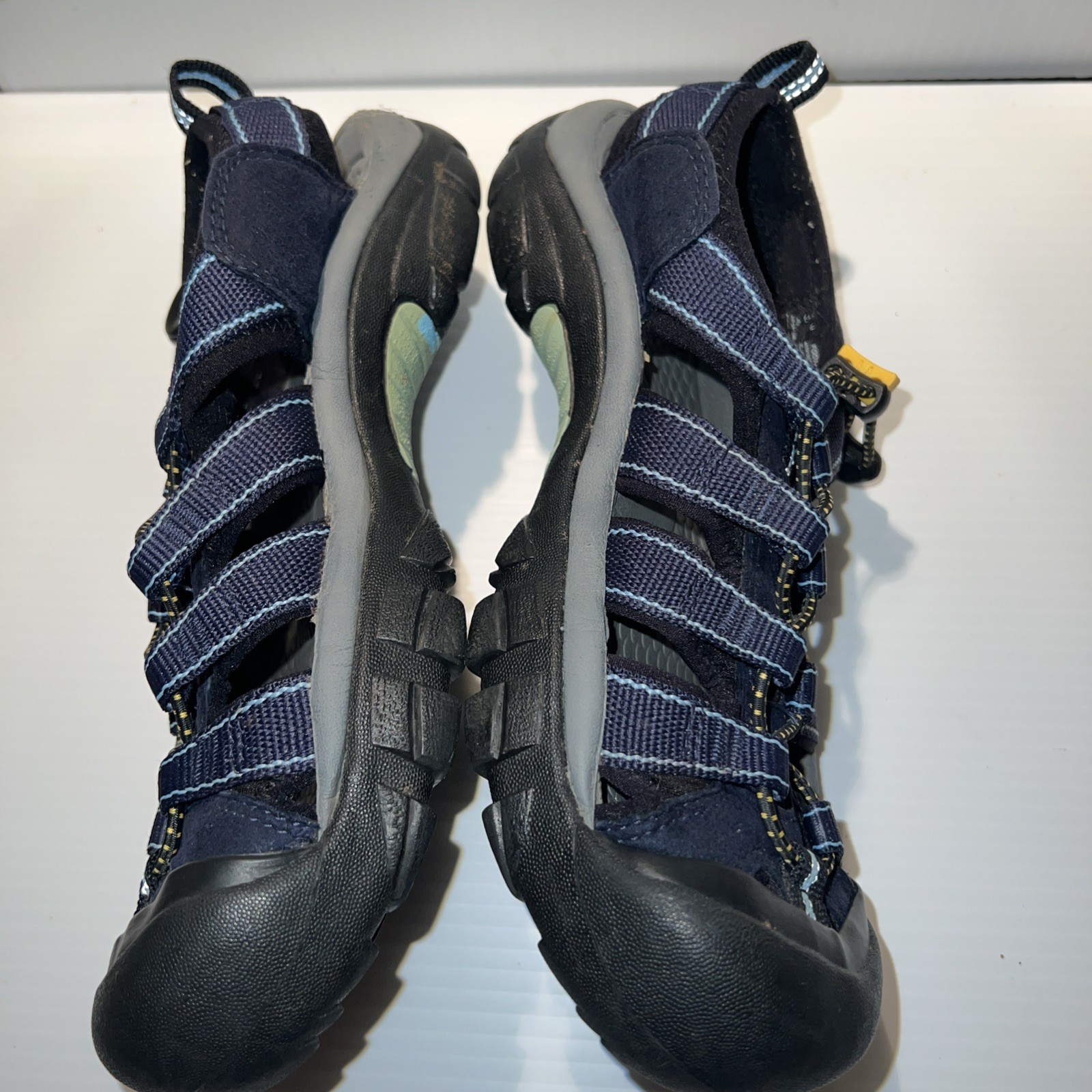 Sandali sportivi unisex Keen outdoor escursionismo spettacolo blu giallo misure in foto