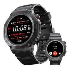 Military Smart Watch for Men Call Receive/Dial Rugged Tactical Fitness Tracker