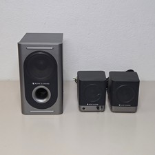 Altec Lansing 221 3-Piece Set Wired Computer Desktop Speaker System - Tested