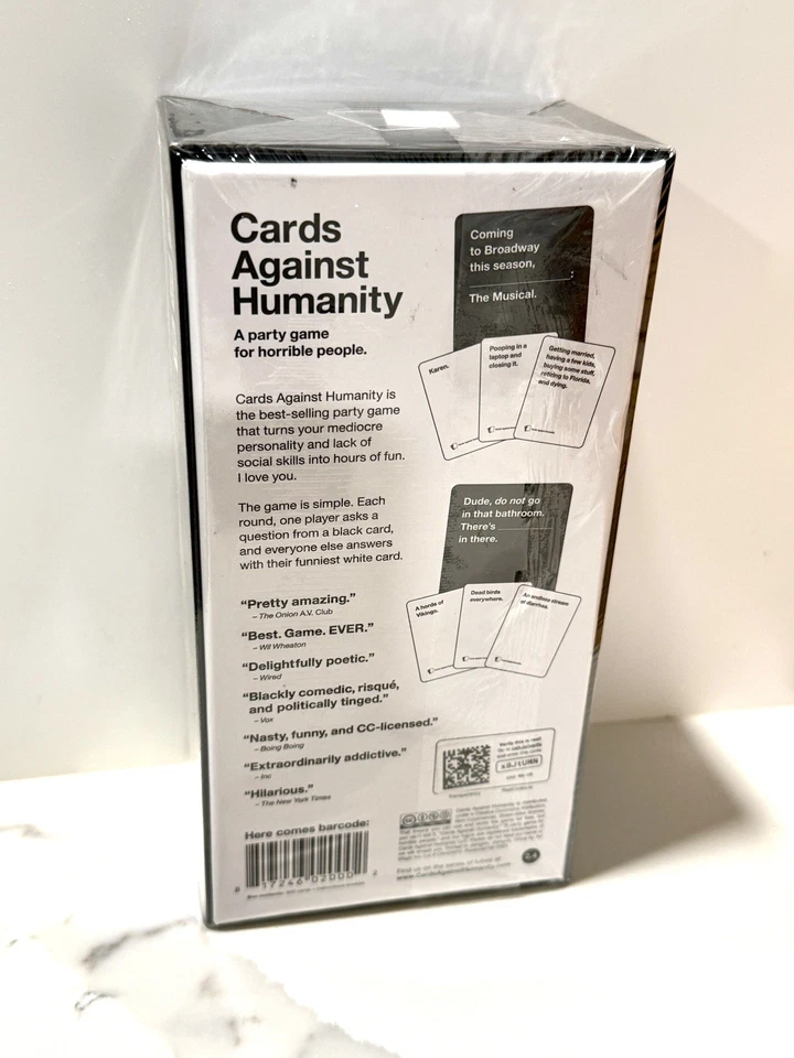 Cards Against Humanity edição atualizada – Jogo de festa lacrado para adultos - Imagem 3 de 4