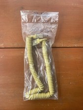 Vtg Western Electric TrimLine Spring Cord YELLOW Long H4DB -56