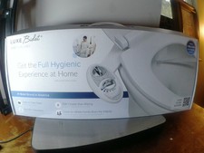 LUXE Bidet W85 Fresh Water Dual-Nozzle Non-Electric Bidet Attachment, Pearl Grey