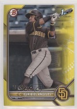 2022 Bowman Prospects Yellow Border 75/75 Euribiel Angeles #BP-32 g1z
