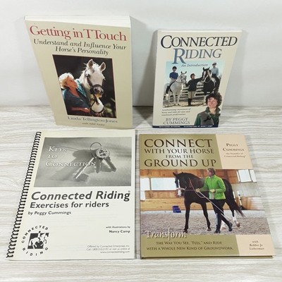 4 Book Lot- Connect With Your Horse From The Ground Up Connected Riding Cummings
