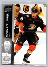 Nicolas Deslauriers 1 2021-22 Upper Deck Anaheim Ducks Card