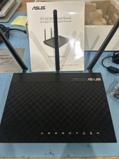 Image of ASUS RT-AC66U A1 AC1750 Dual-Band Gigabit Wi-Fi Router - AiMesh - Mint Condition