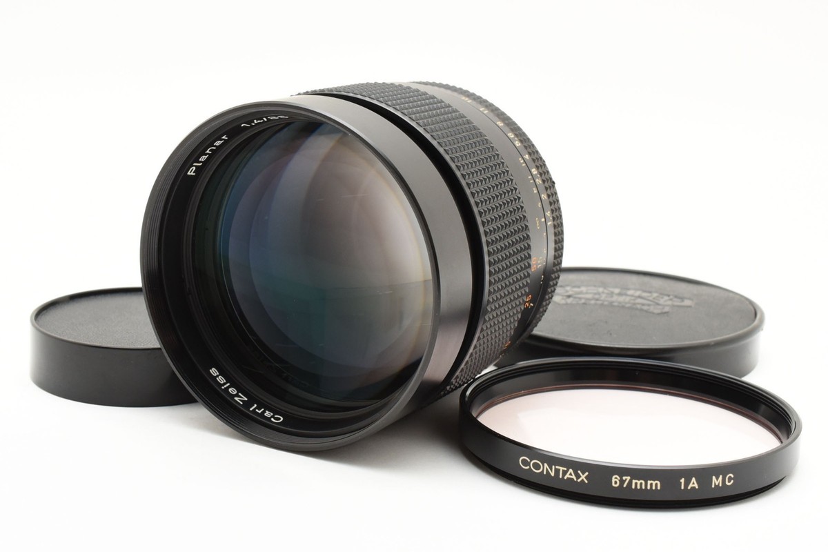 CONTAX コンタックス Carl Zeiss 85mm F1.4 AEG Contax Carl Zeiss Planar T* 85mm F1.4 Lens AEG C/Y Mount