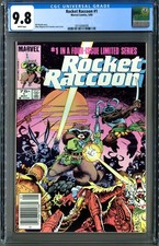 Rocket Raccoon #1 (1985) CGC 9.8 White, Newss...