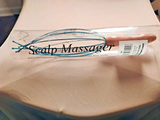 Wooden Scalp Massager Head Scratcher with Stainless Steel Legs Relax Tool Blue