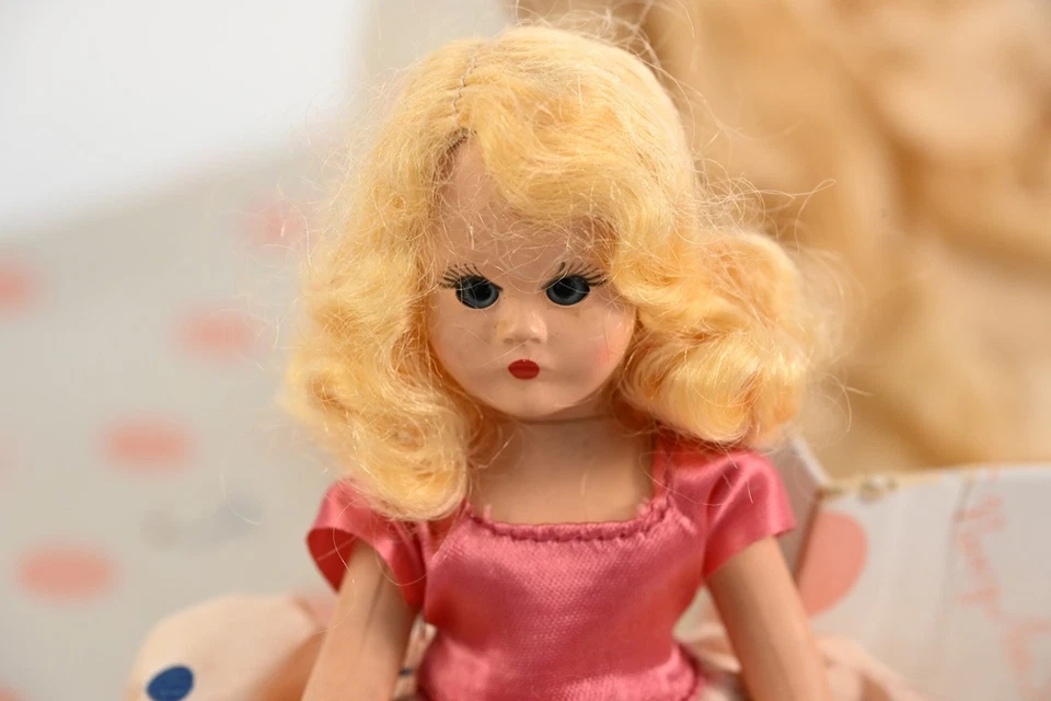 Vintage 1950-54 Nancy Ann Storybook Jtd January #187 In Polka Dots; Original Box - Image 3 of 4