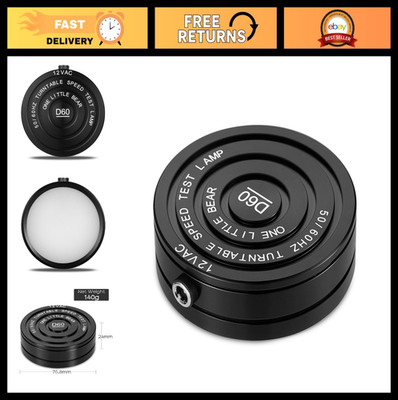 Stroboscopic Speed Tachometer Disc for Turntable LP Record Player - 50/60Hz