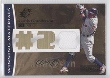 2008 SPx Winning Materials Jersey Number 34/125 Curtis Granderson #WM-GR 4p7