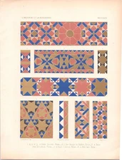 Original 1851 Chromolithograph from Le Moyen-Age et la Renaissance Paul Lacroix