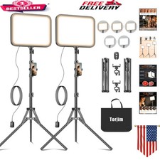 Adjustable 3000-6500K LED Video Light Kit: Perfect for Photography  Streaming