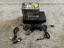 Sony PlayStation 2 PS2 Black Console SCPH-39001 Bundle Lot Game Tested