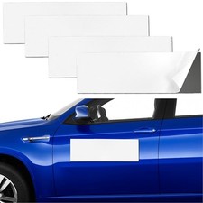 4Pcs 12''X4'' Custom Car Magnet, Bumper Magnets for Cars, Flexible Blank Car