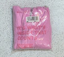 Victoria's Secret PINK Ivy Fleece Half-zip HOODIE Sweatshirt PLUM Angelina LILAC