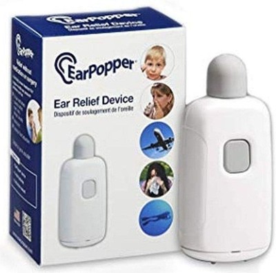 EarPopper Eustachian Tube Ear Relief Device for ear pain, fullness, hearing loss