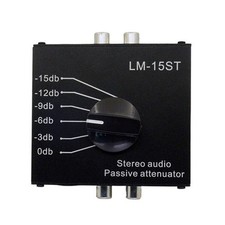 Passive Audios Attenuator Easy Connectivities for HiFi Systems Home Studios