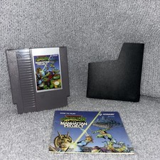 Teenage Mutant Ninja Turtles III: The Manhattan Project (NES, 1992) with manual