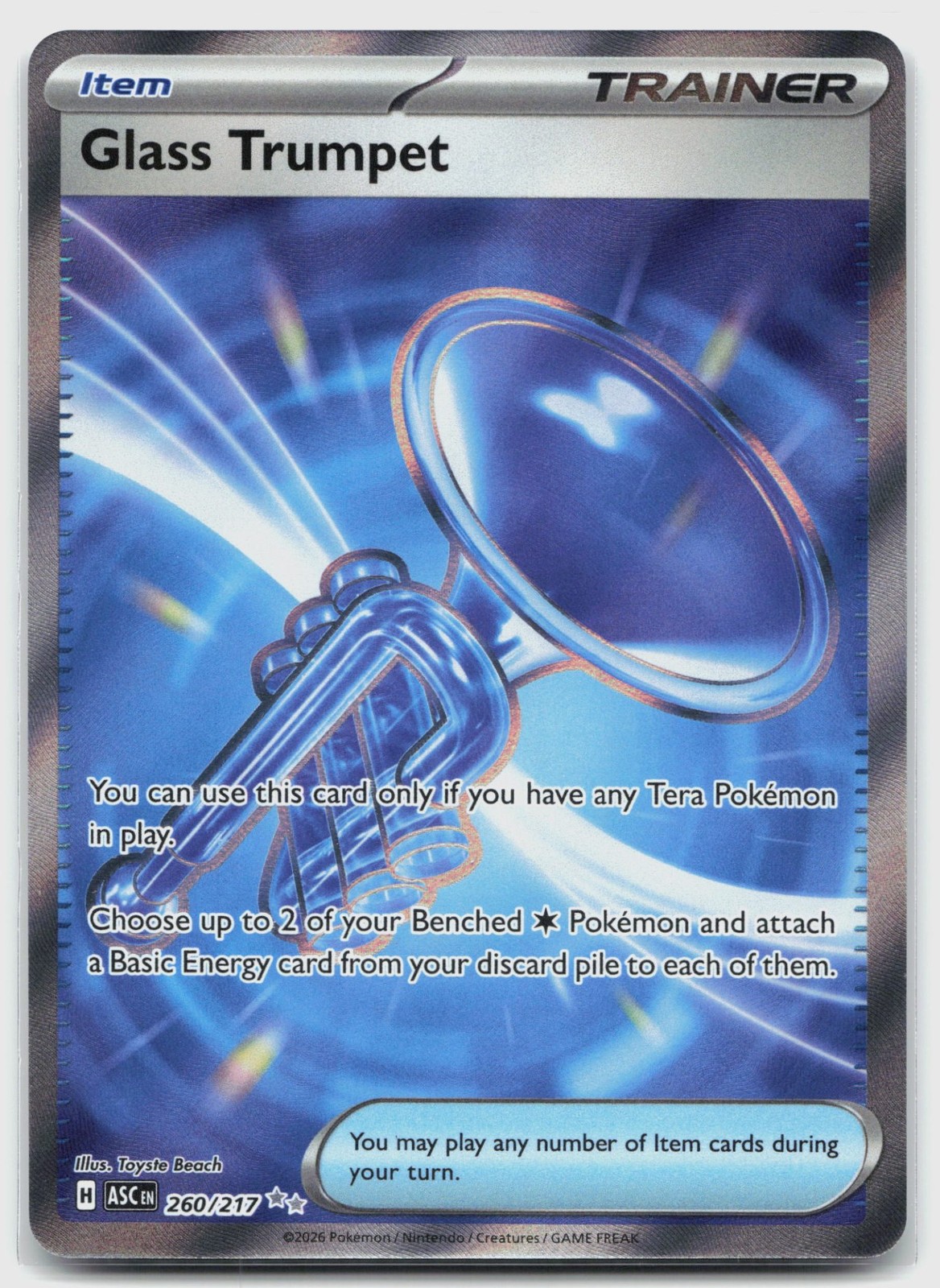 Glass Trumpet 260/217 (NM) - ME: Ascended Heroes - Ultra Rare - Pokemon TCG