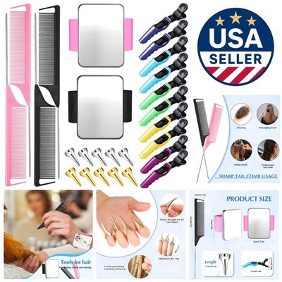 26 Pcs Hair Braiding Tools for Mardi Gras Magnetic Wrist Pin Holder Wristband...
