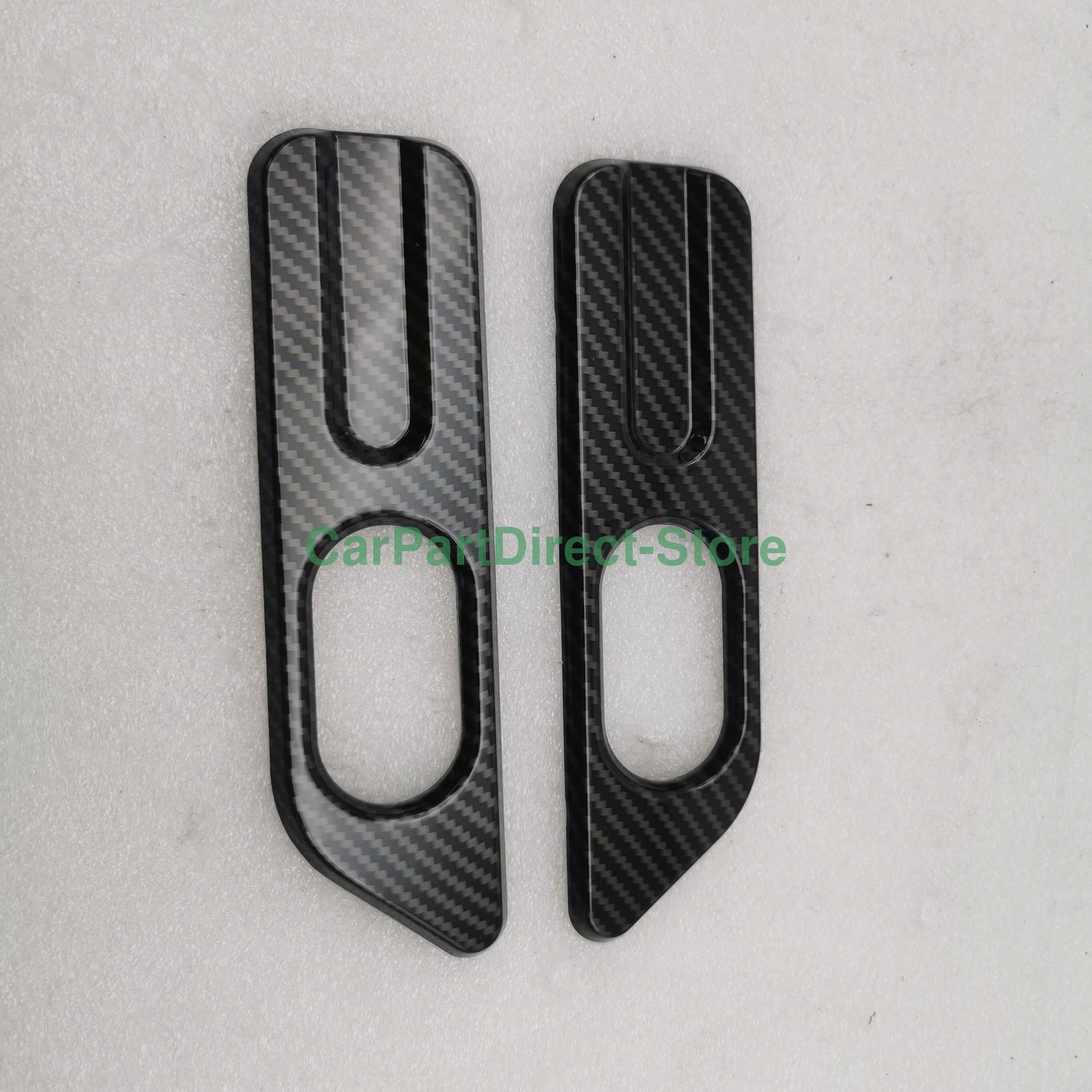 for Suzuki Jimny 2019-23 Carbon Fiber Black Side Marker Lights Lamps Cover Trim