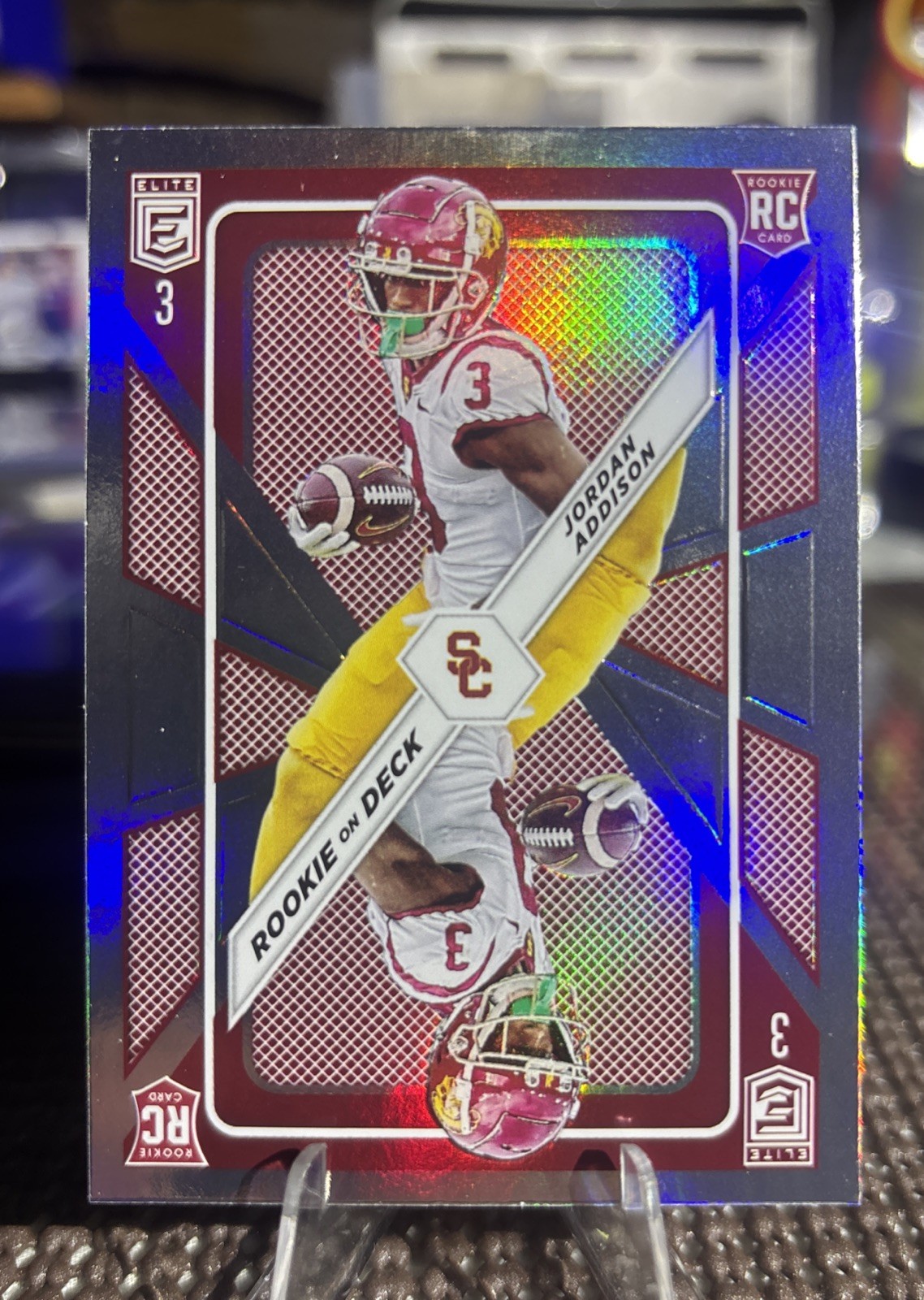 2023 Panini Donruss Elite - Rookie on Deck Jordan Addison #RD-7 (RC)