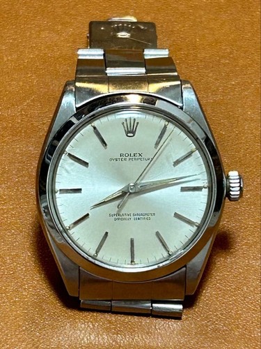 Rolex 60s Vintage Wristwatch Oyster Perpetual Ref.1002 Analog Men's Accessories