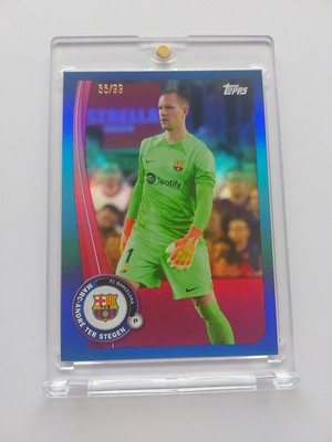 Topps Barcelona Set 2022-23 Marc-Andre Ter Stegen Nummeriert 55/99 Parallel