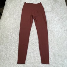 Beyond Yoga Caught In The Midi High Waisted Legging Red Brown Womens Large