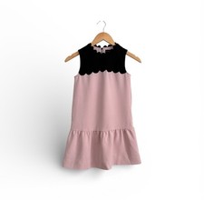 Victoria Beckham For Target Girls Dress M Drop Waist Pink 