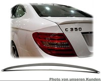 Heckspoiler Passend FüR Mercedes C204 C 204 Coupe, Type A Schwarz 197, Hecklippe