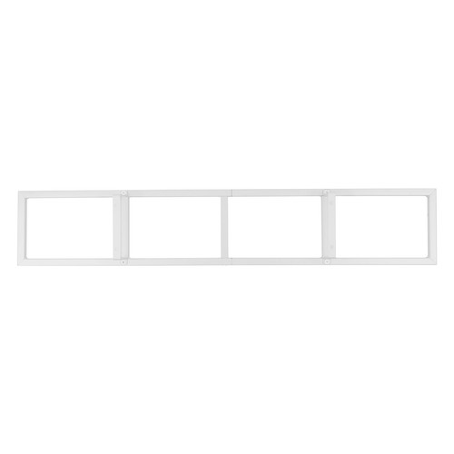  2PCS White Wall Mount 34 In Media Storage Rack CD DVD Organizer Stand Holder - Picture 7 of 13