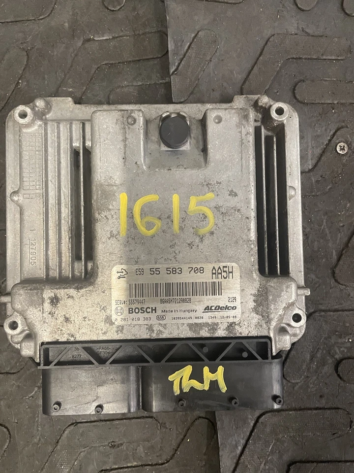 CHEVROLET AVEO 2011-2015 1.3 DIESEL ENGINE CONTROL UNIT ECU 55583708 0281018383 - Image 2 of 4