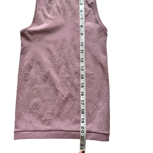 Lululemon Größe 2 Reveal Tank Zen nahtlos gestrickt Racerback Tank Top Vintage Mauve - Bild 5 von 5