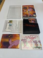 Widget (Nintendo NES) Complete CIB w/ Poster & All Inserts Rare Near Mint!!