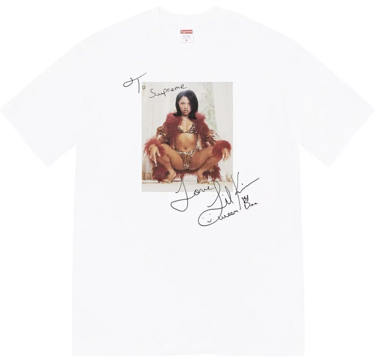 Tee shirt Supreme Lil Kim « blanc » grand   printemps/été 2022 neuf dans un sac scellé 