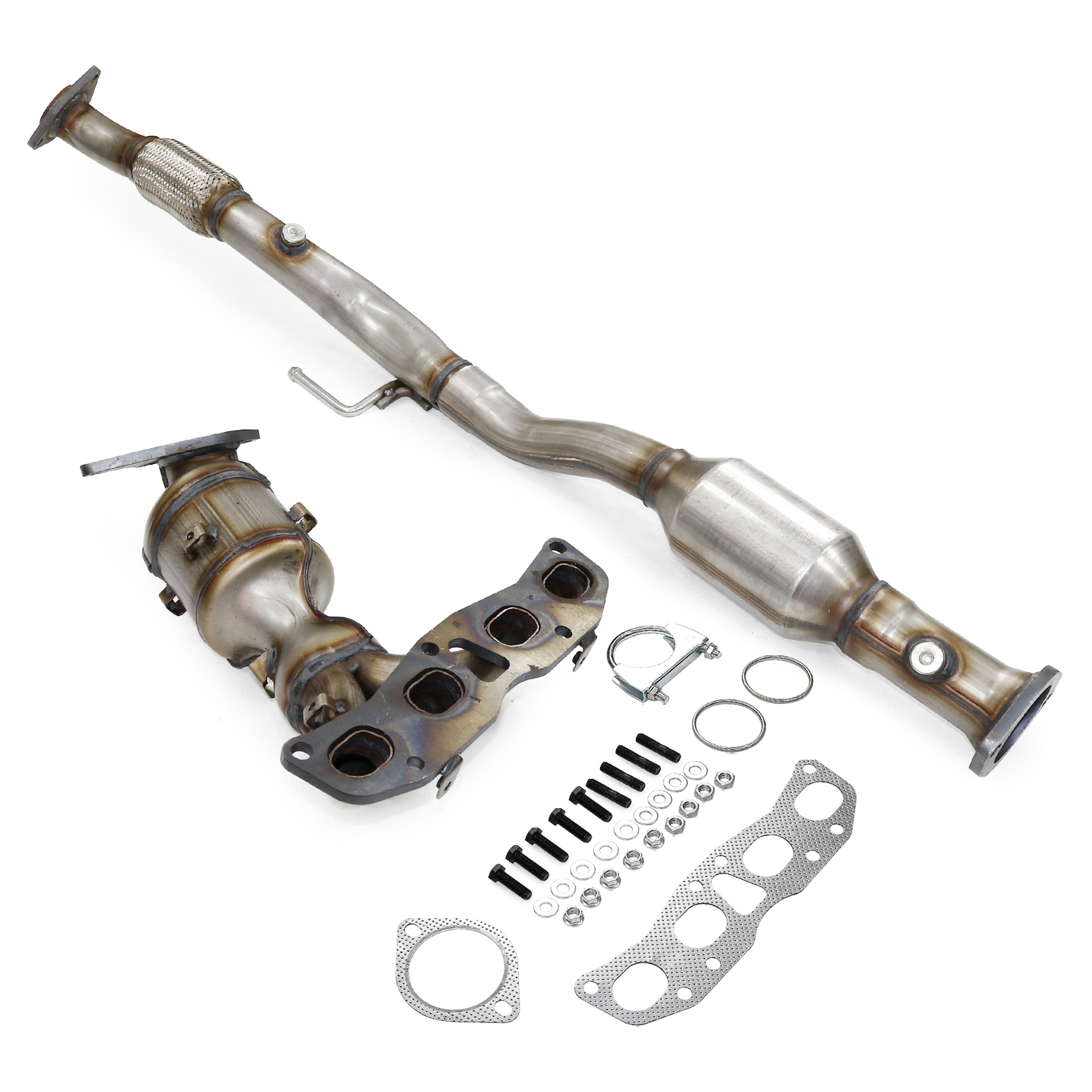 For 2007-2013 Nissan Altima 2.5L Catalytic Converter Front & Rear w/ Gasket USA
