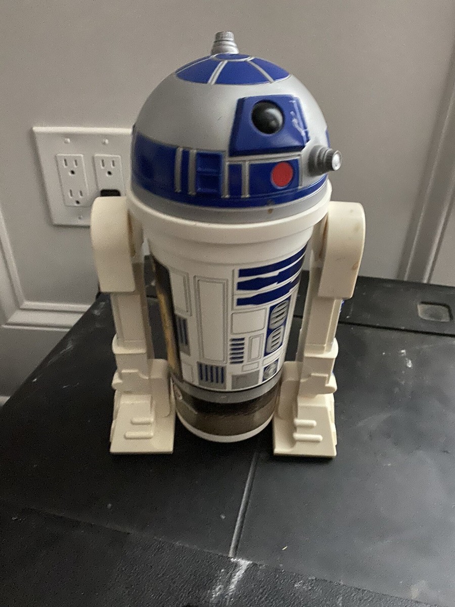 1999 Star Wars Phantom Menace R2D2 Cup & Topper NEW KFC Taco Bell