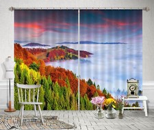 3D Beautiful Forest G2012 Photo Blockout Curtain Fabric Window Honey 2023