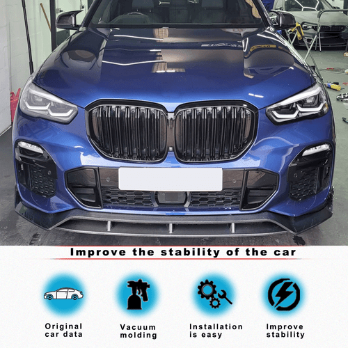 Carbon Frontlippe Frontspoiler Frontansatz Passt für BMW X5 G05 M-Paket 2019-20 - Picture 9 of 14